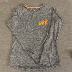 Orangetheory Gray and Orange Women’s Long Sleeve Tee
